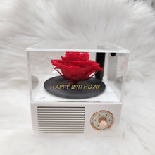 Load image into Gallery viewer, PRESERVED FLOWERS VINYL RECORD PLAYER PHONOGRAPH BLUETOOTH SPEAKER
